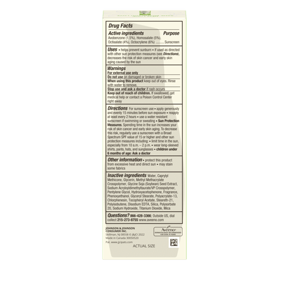 aveeno  Positively Radiant®  Daily Face Moisturizer Broad Spectrum SPF 30